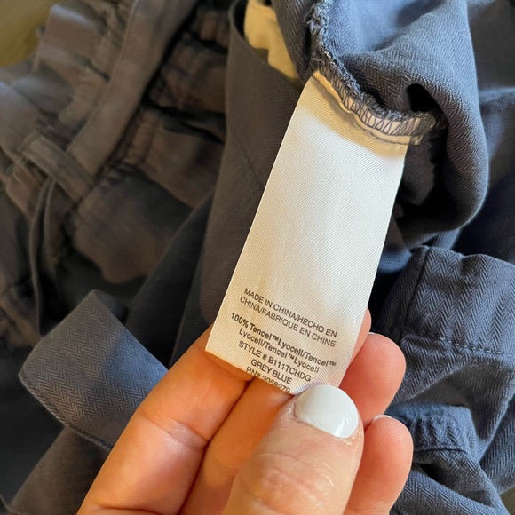 Thread & Supply Tie Waist Paper Bag Shorts - Picture 4 of 6